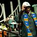 An Eastern Michigan University graduate tips his helmet during the Spring Commencement on Sunday, April 28. Daniel Brenner I AnnArbor.com